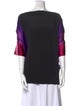 EMMELLE Silk Colorblock Pattern Tunic