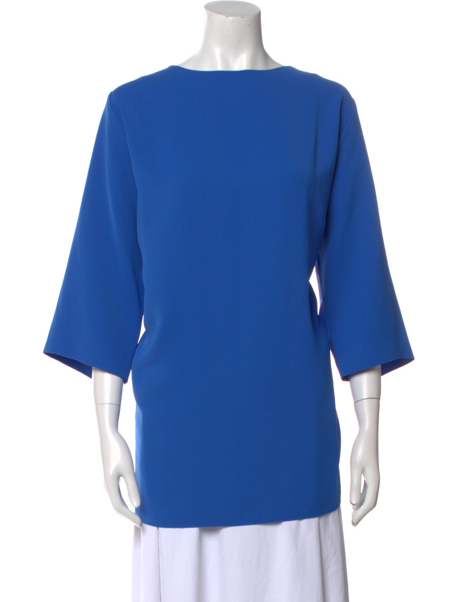 EMMELLE Bateau Neckline Three-Quarter Sleeve Tunic