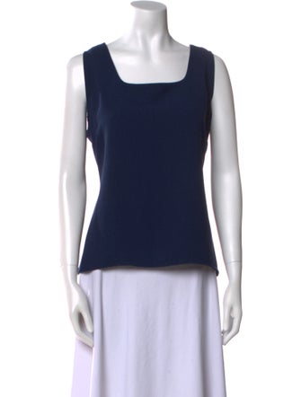 EMMELLE Square Neckline Sleeveless Top