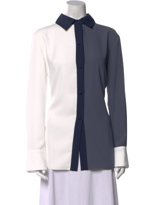 EMMELLE Long Sleeve Button-Up Top