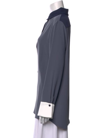 EMMELLE Long Sleeve Button-Up Top