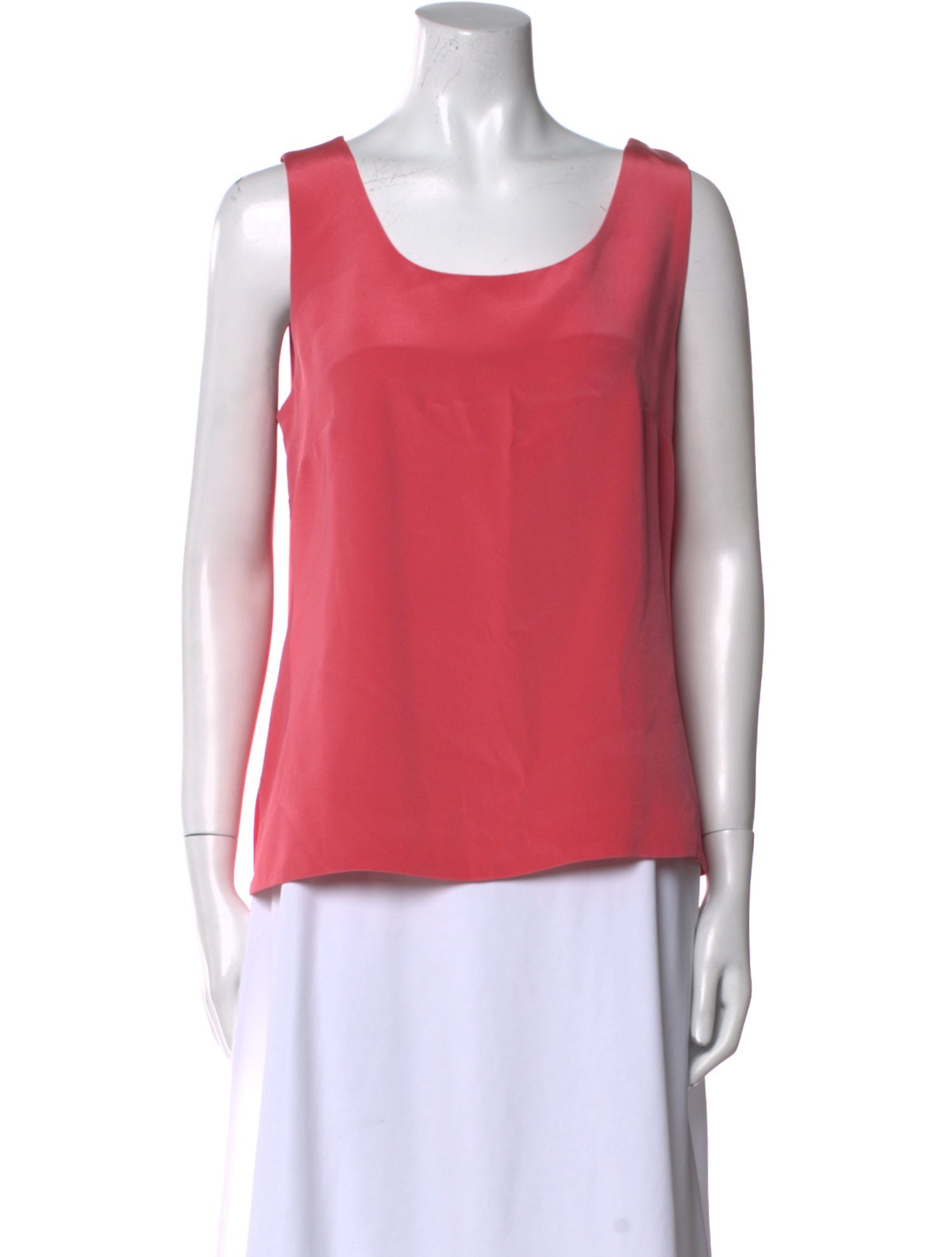 EMMELLE Silk Scoop Neck Top