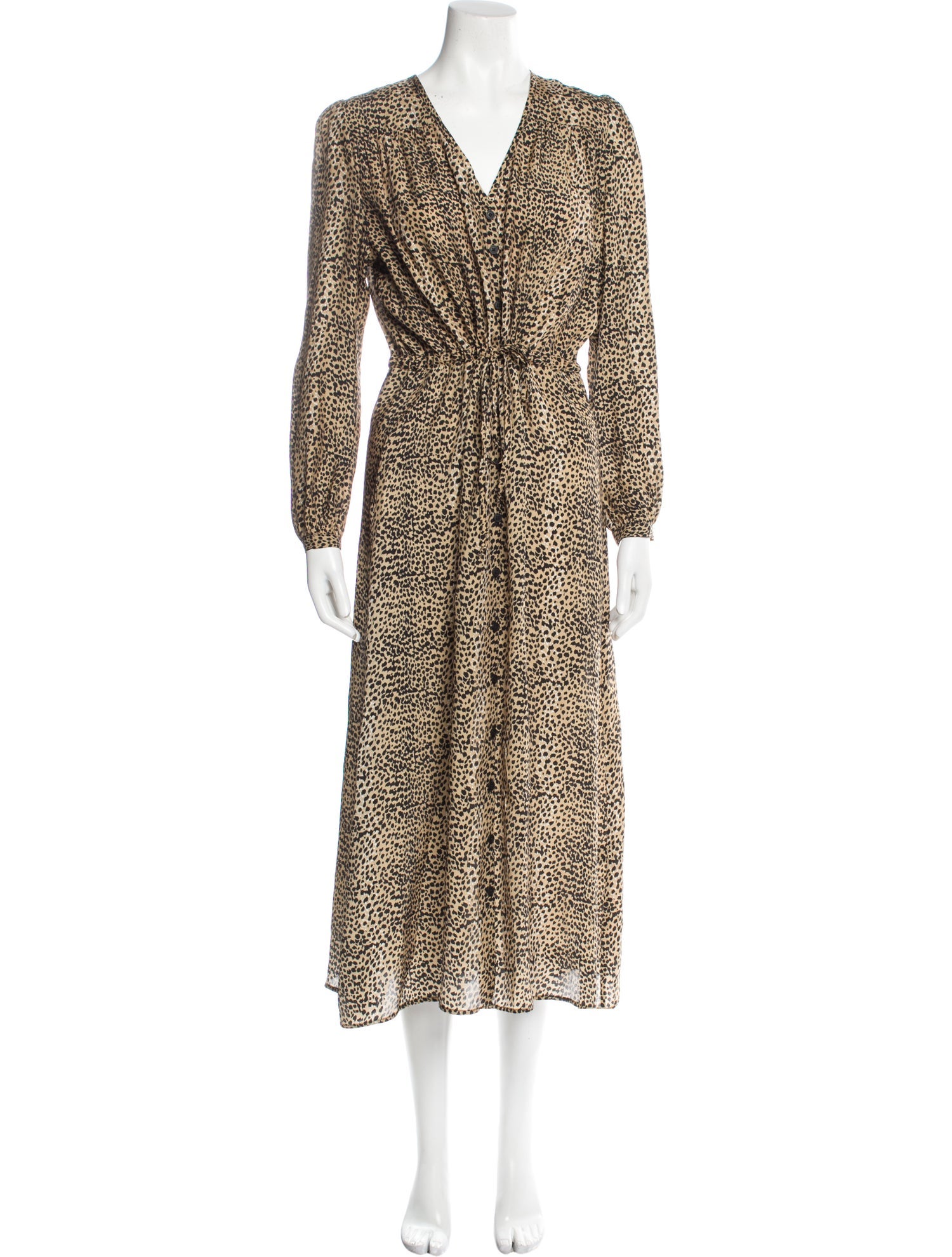 Emerson Fry Silk Midi Length Dress w/ Tags Brown Dresses, Clothing