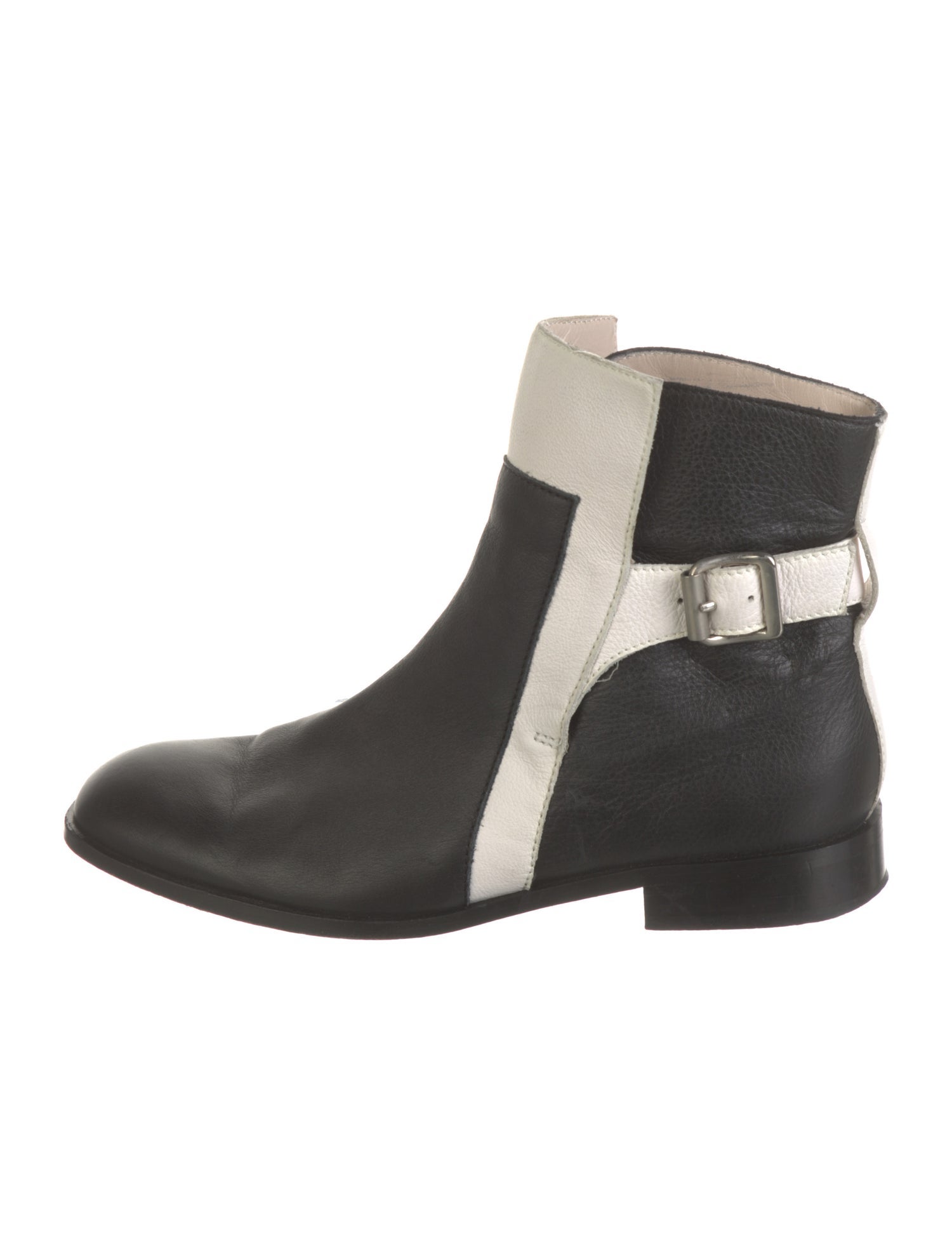 Emerson Fry Leather Colorblock Pattern Chelsea Boots