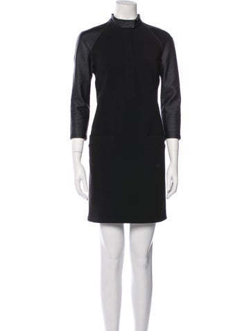 Emerson Fry Dresses Mock Neck Mini Dress XS