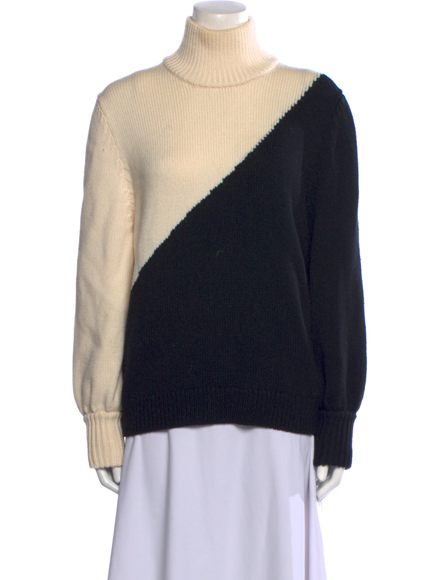 Emerson Fry Wool Colorblock Pattern Sweater