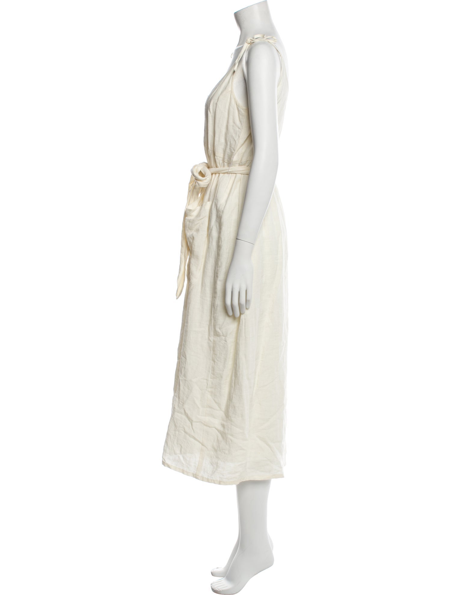 Emerson Fry Linen Midi Length Dress