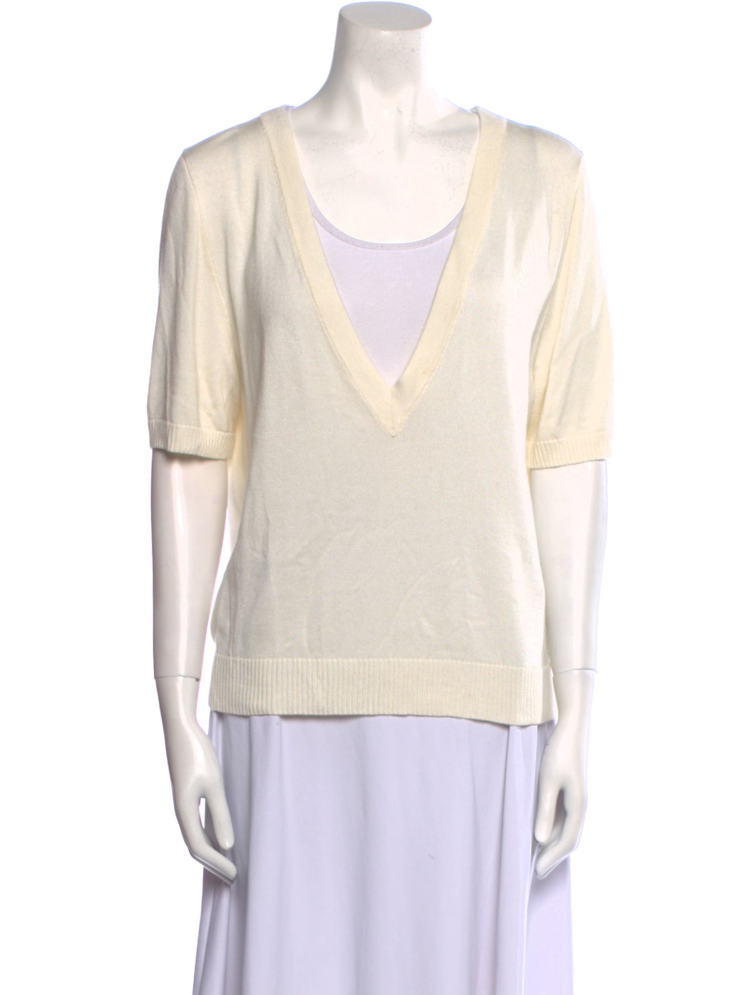 Emerson Fry V-Neck Short Sleeve Top