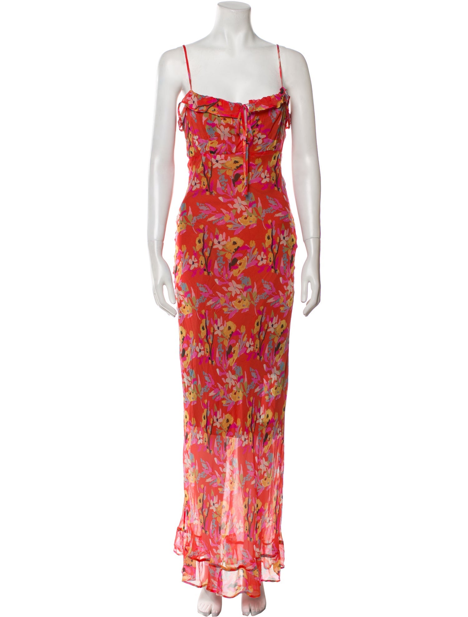 Emerson Fry Floral Print Long Dress w/ Tags