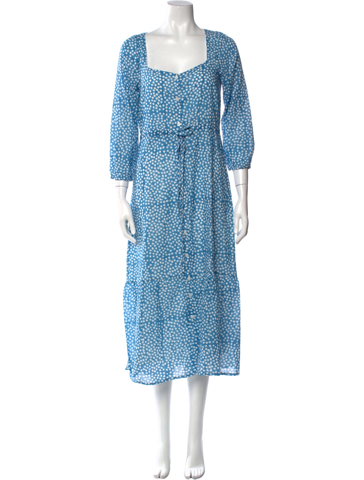 Emerson Fry Polka Dot Print Long Dress