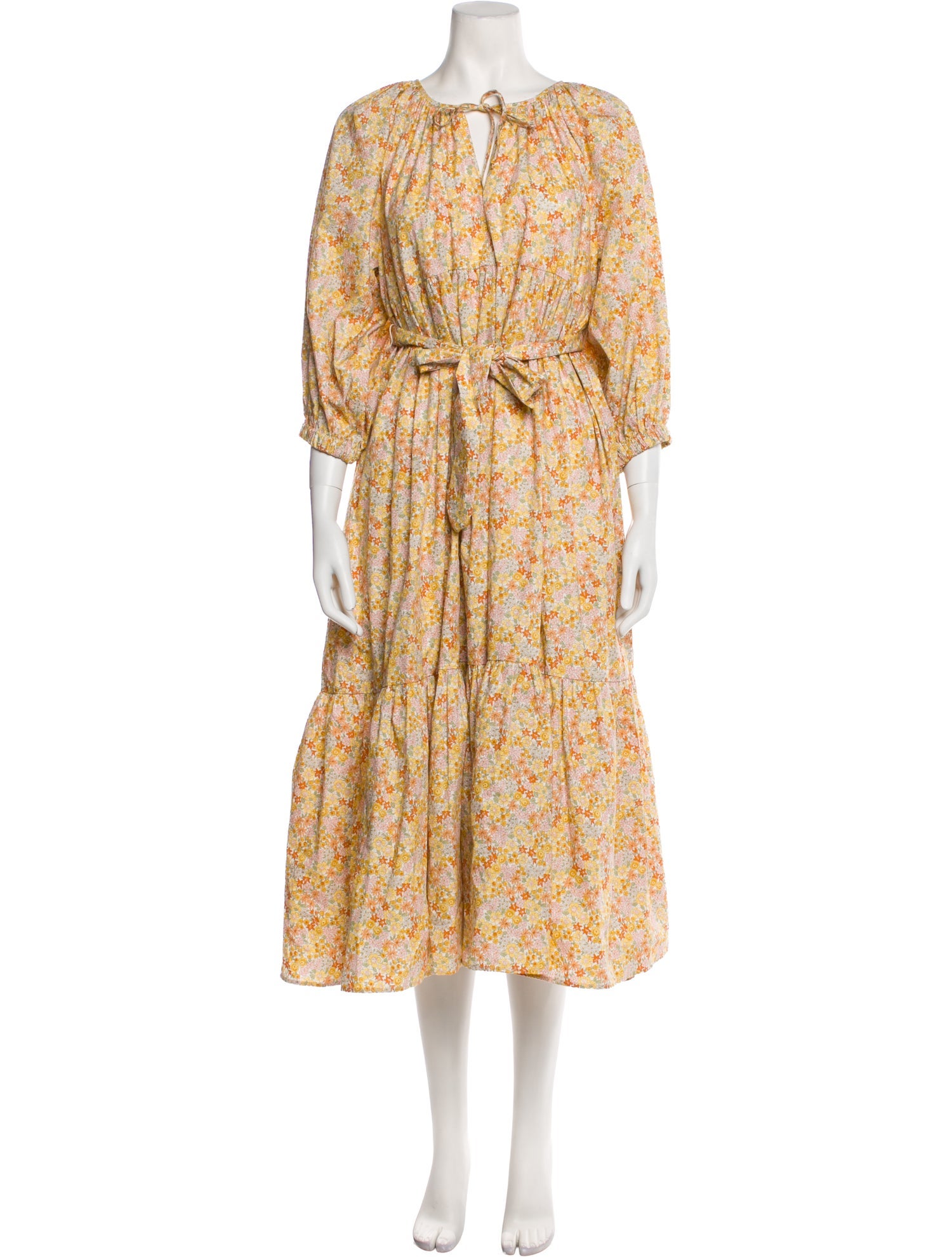 Emerson Fry Floral Print Long Dress