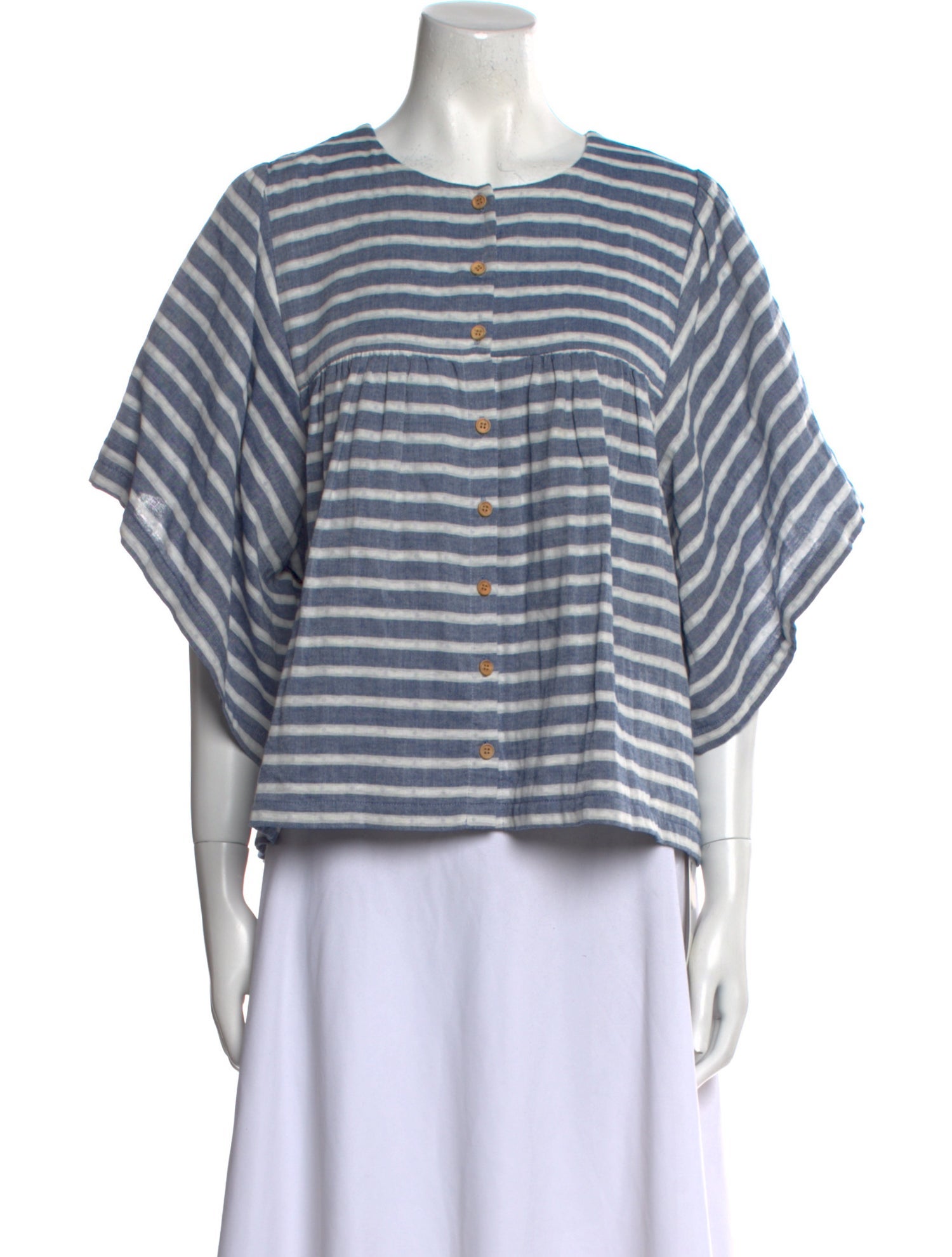 Emerson Fry Striped Crew Neck Top