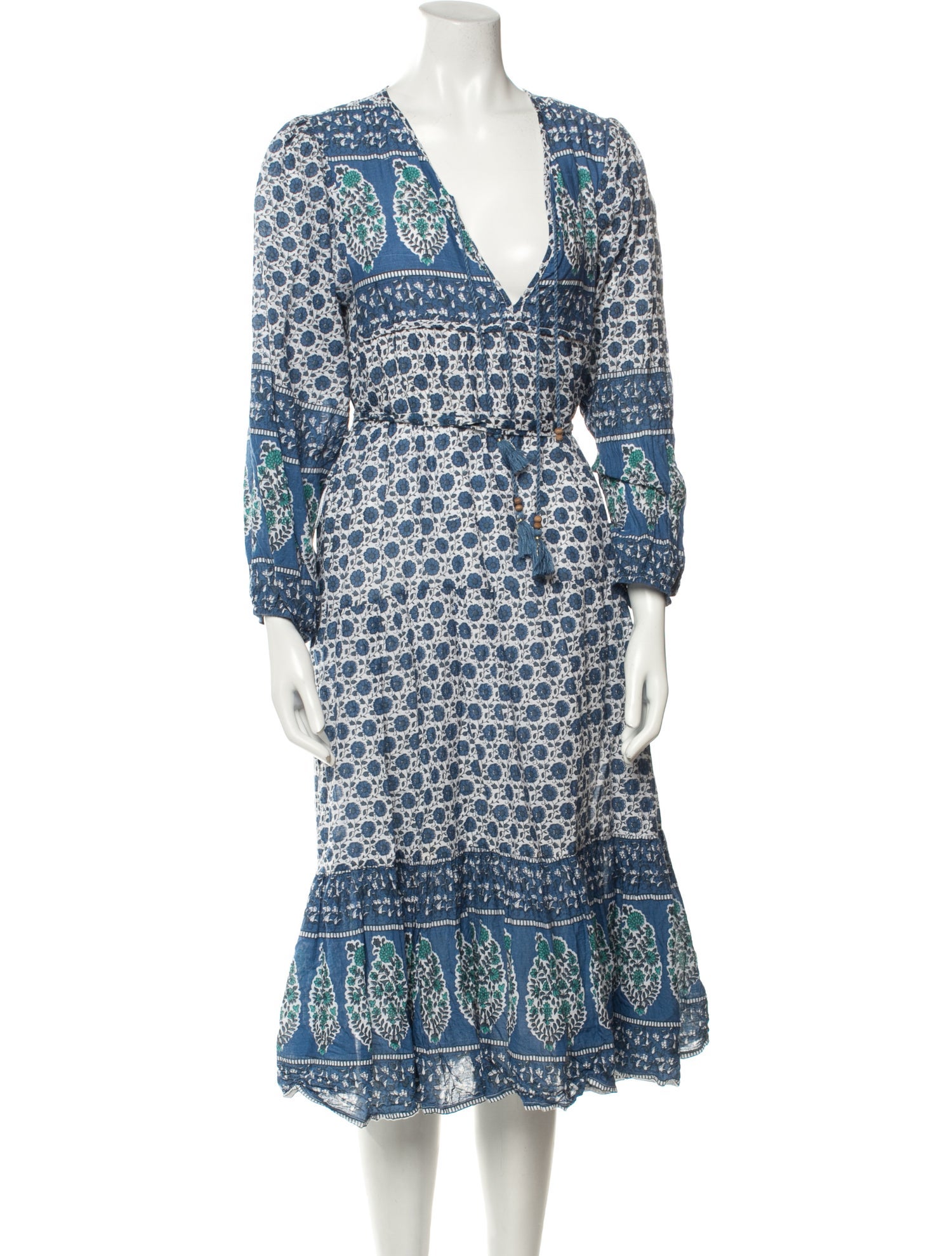 Emerson Fry Printed Midi Length Dress