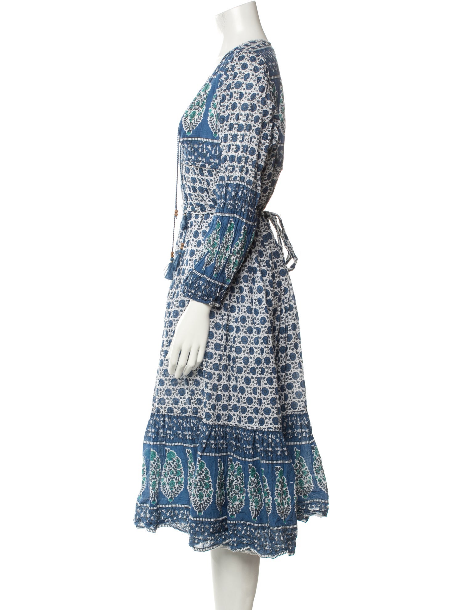 Emerson Fry Printed Midi Length Dress