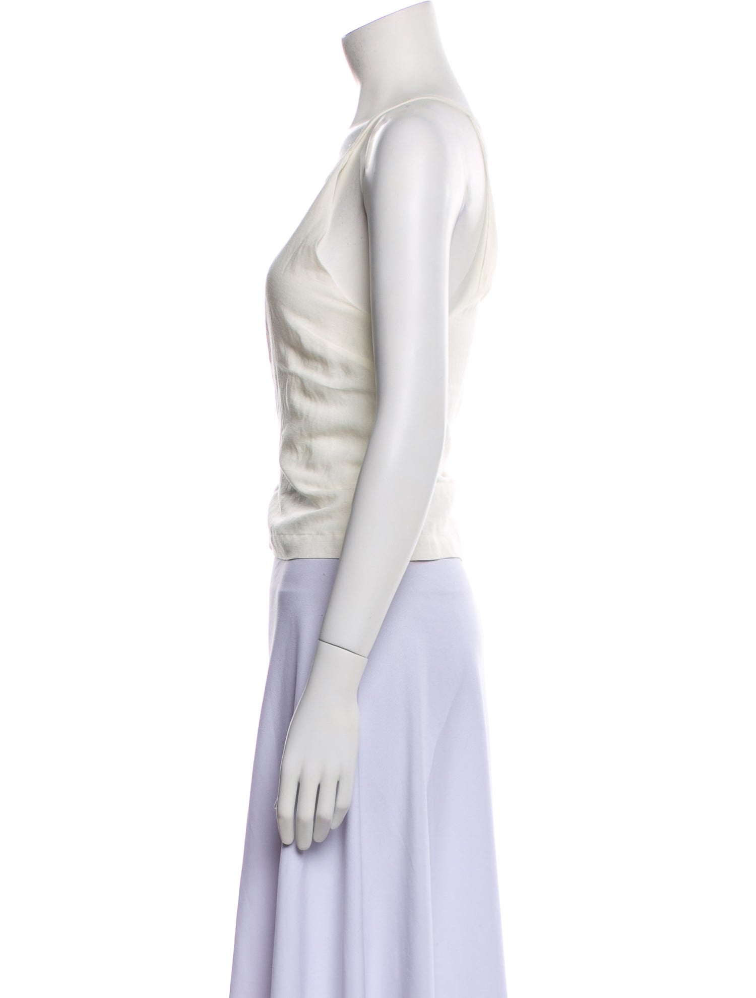 Emerson Fry Scoop Neck Sleeveless Crop Top