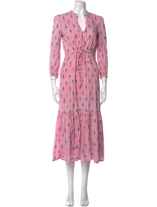 Emerson Fry Floral Print Midi Length Dress