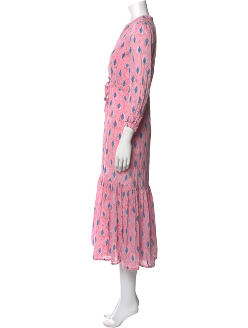 Emerson Fry Floral Print Midi Length Dress