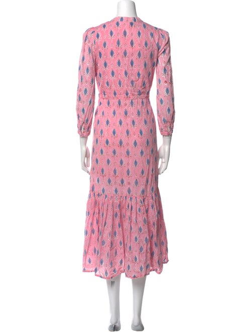 Emerson Fry Floral Print Midi Length Dress