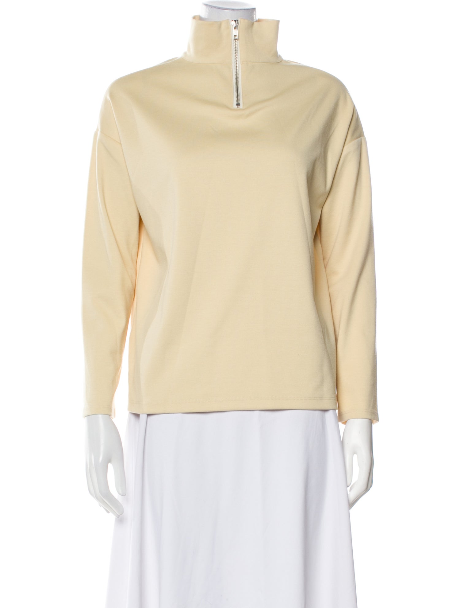 Emerson Fry Cowl Neck Three-Quarter Sleeve Sweatshirt