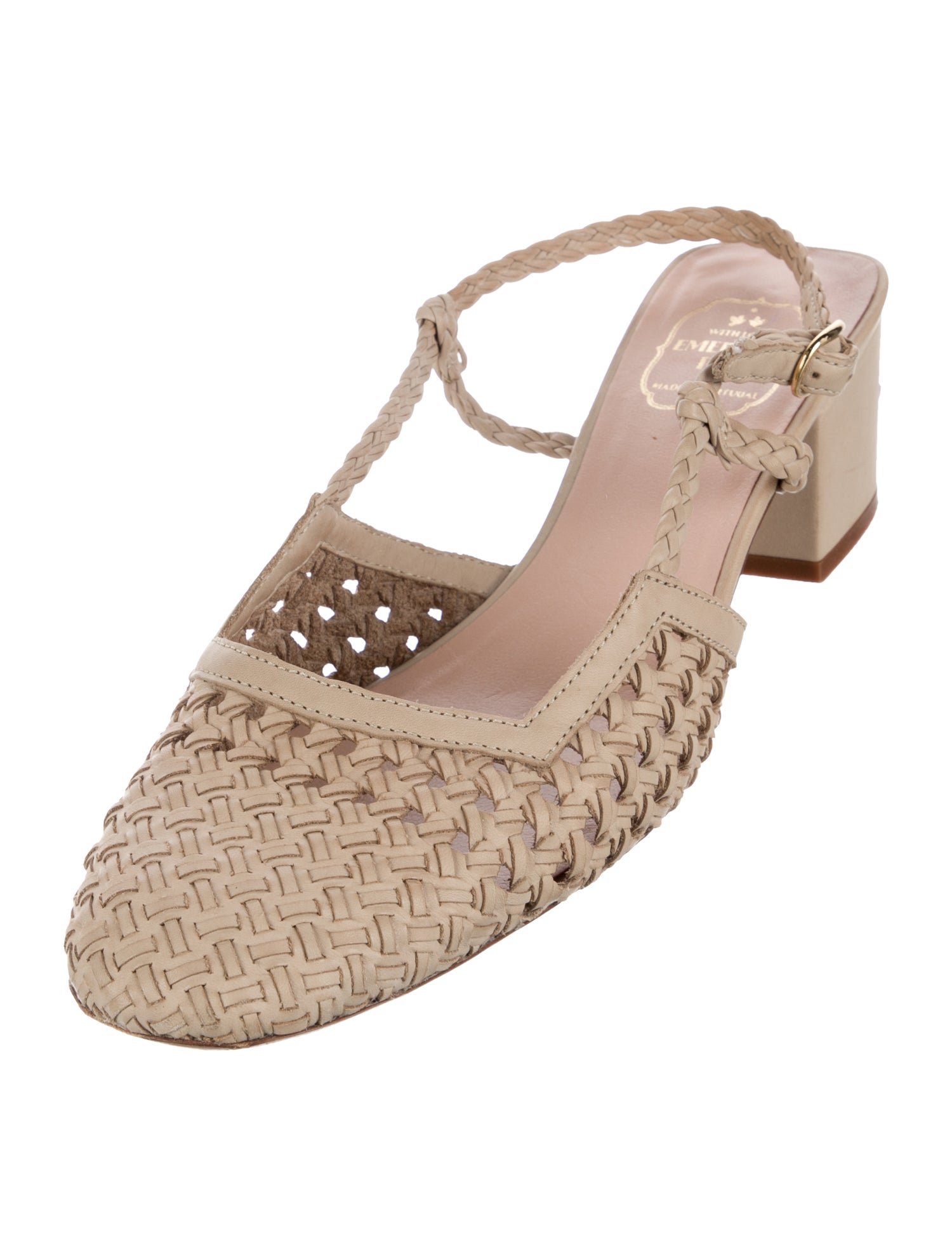 Emerson Fry Leather Slingback Flats