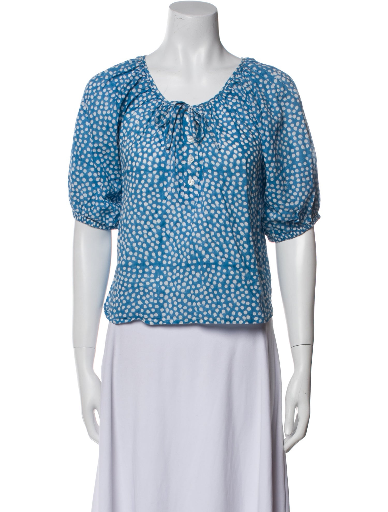 Emerson Fry Floral Print Scoop Neck Crop Top