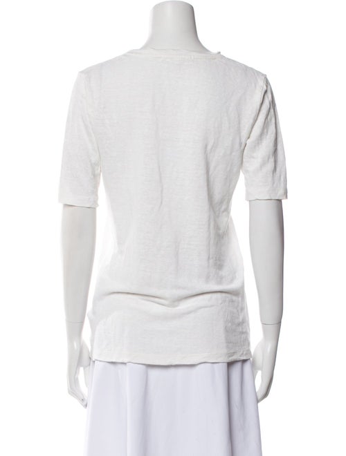 Emerson Fry Linen V-Neck T-Shirt