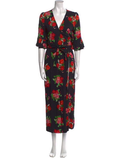 Emerson Fry Floral Print Long Dress