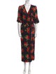 Emerson Fry Floral Print Long Dress