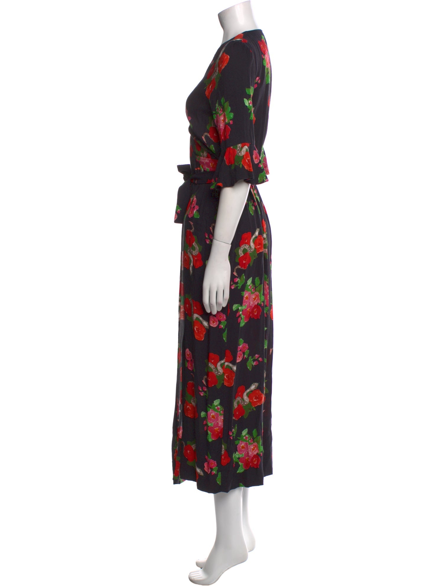 Emerson Fry Floral Print Long Dress