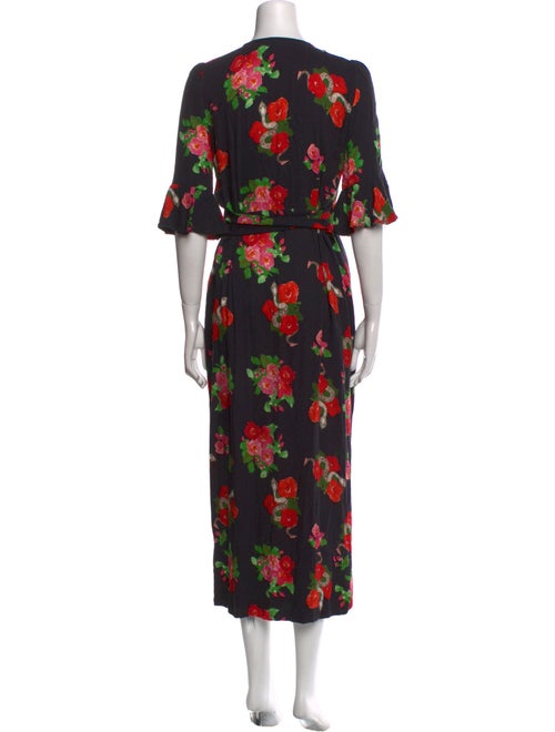 Emerson Fry Floral Print Long Dress