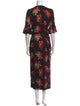 Emerson Fry Floral Print Long Dress