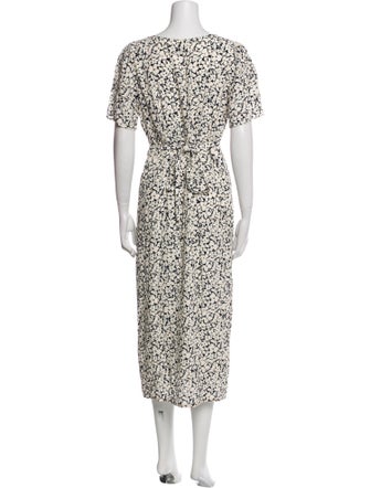 Emerson Fry Floral Print Long Dress