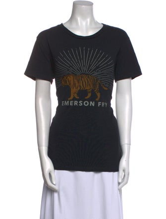 Emerson Fry Graphic Print Crew Neck T-Shirt