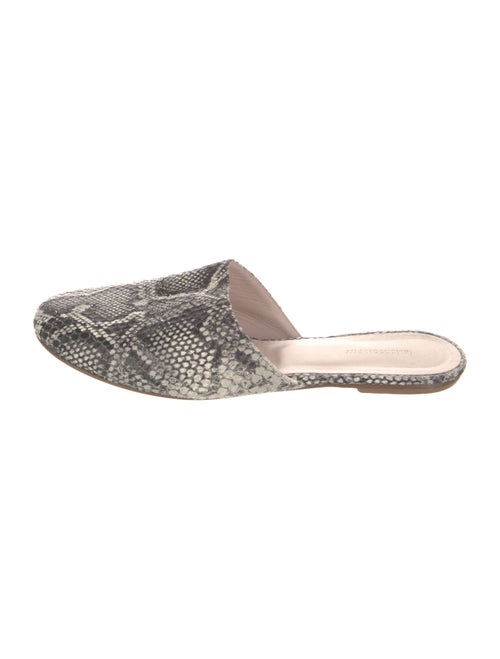 Emerson Fry Snakeskin Animal Print Mules