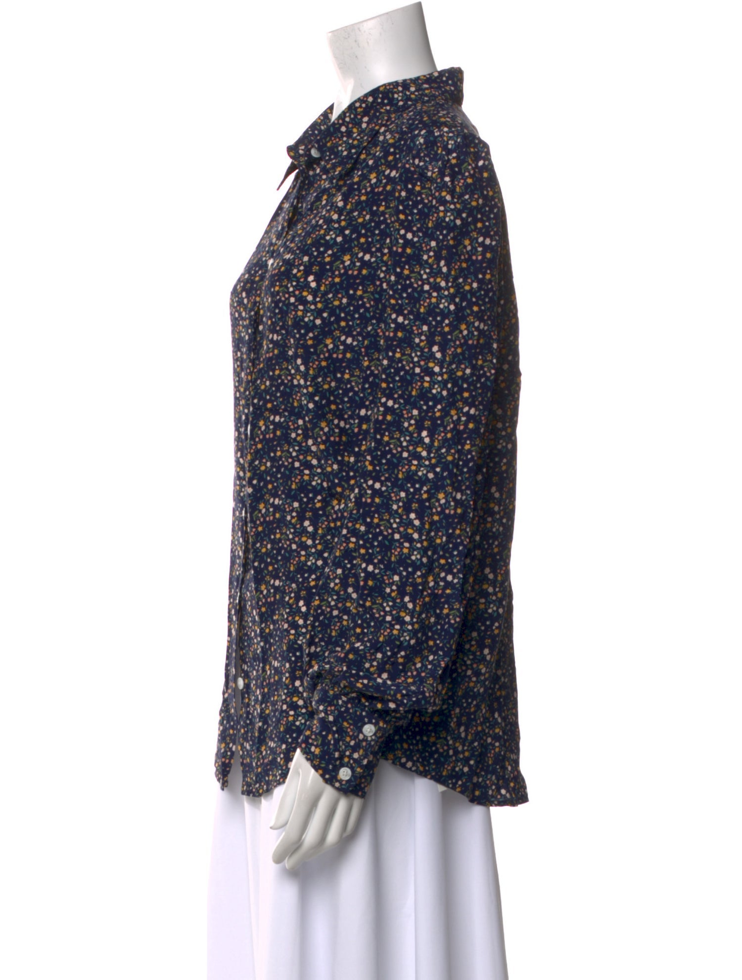 Emerson Fry Printed Long Sleeve Blouse