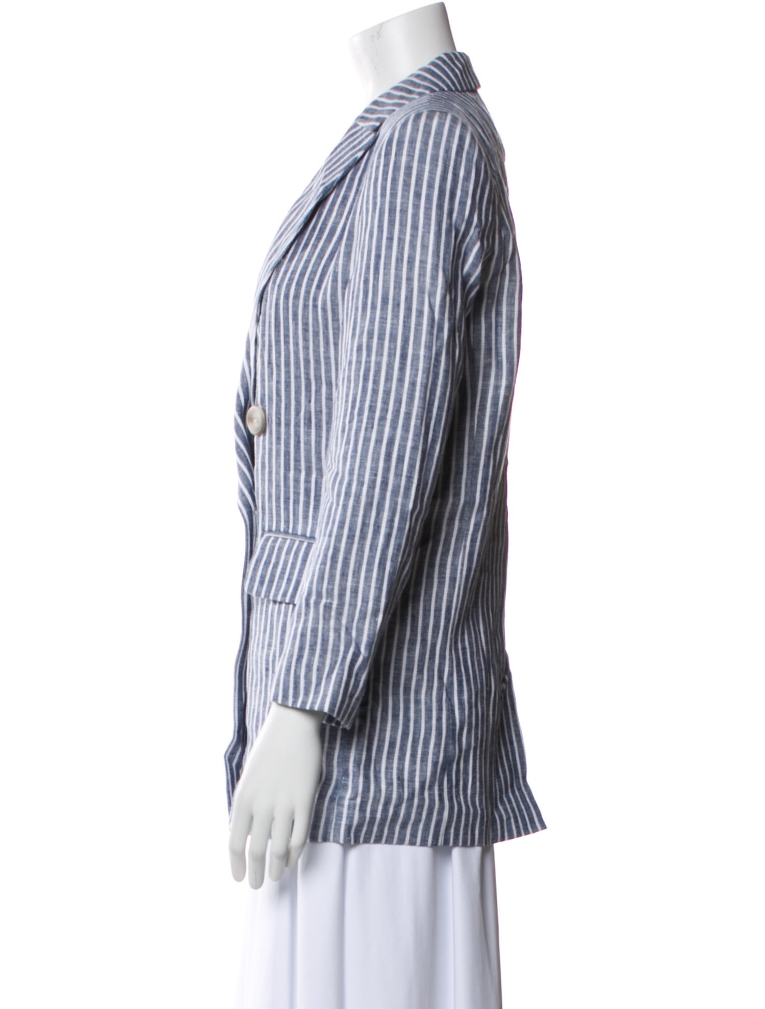 Emerson Fry Linen Striped Blazer w/ Tags