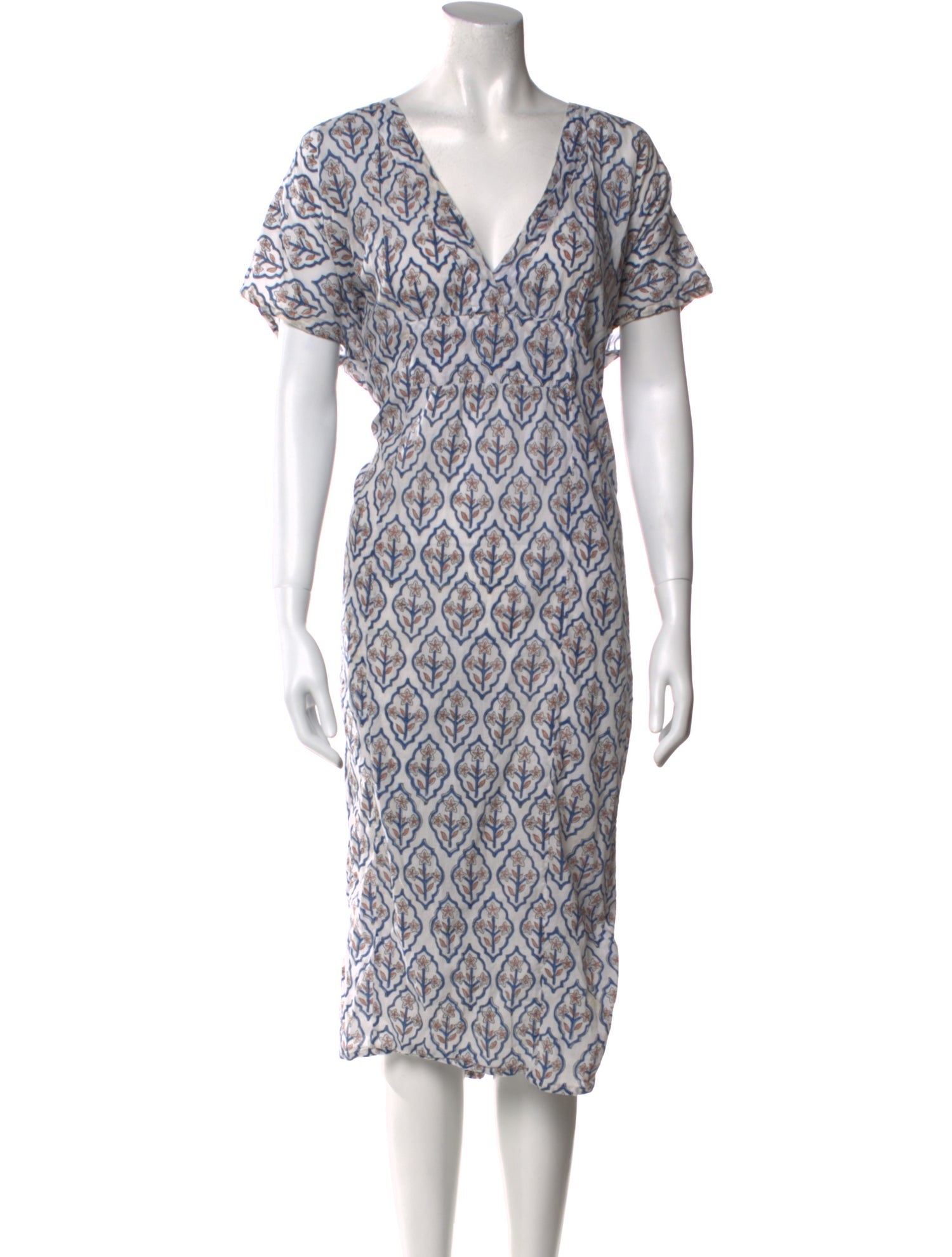 Emerson Fry Printed Midi Length Dress