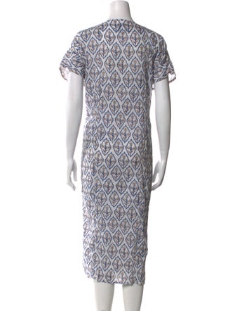 Emerson Fry Printed Midi Length Dress