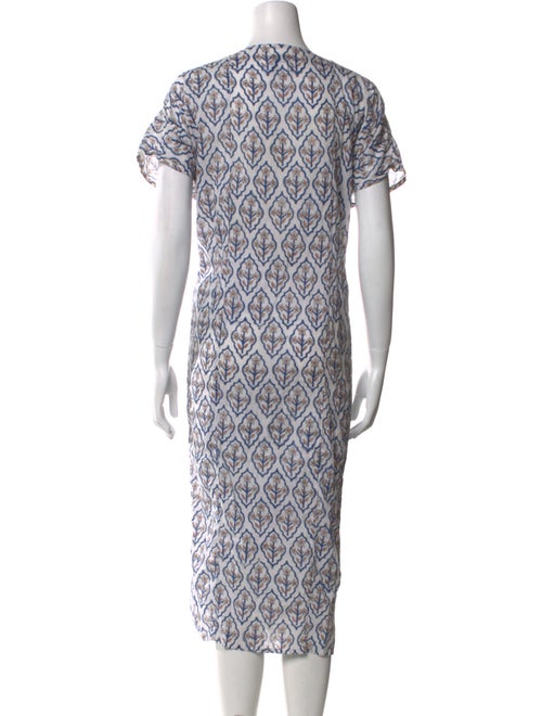 Emerson Fry Printed Midi Length Dress