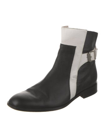 Emerson Fry Leather Colorblock Pattern Chelsea Boots
