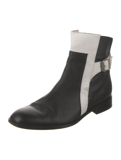 Emerson Fry Leather Colorblock Pattern Chelsea Boots