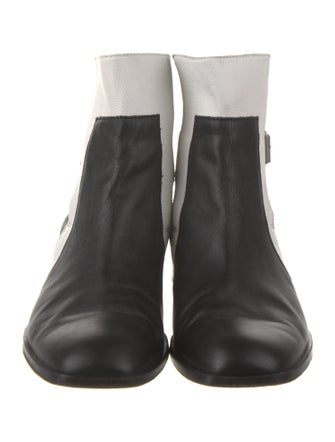 Emerson Fry Leather Colorblock Pattern Chelsea Boots