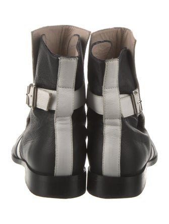 Emerson Fry Leather Colorblock Pattern Chelsea Boots