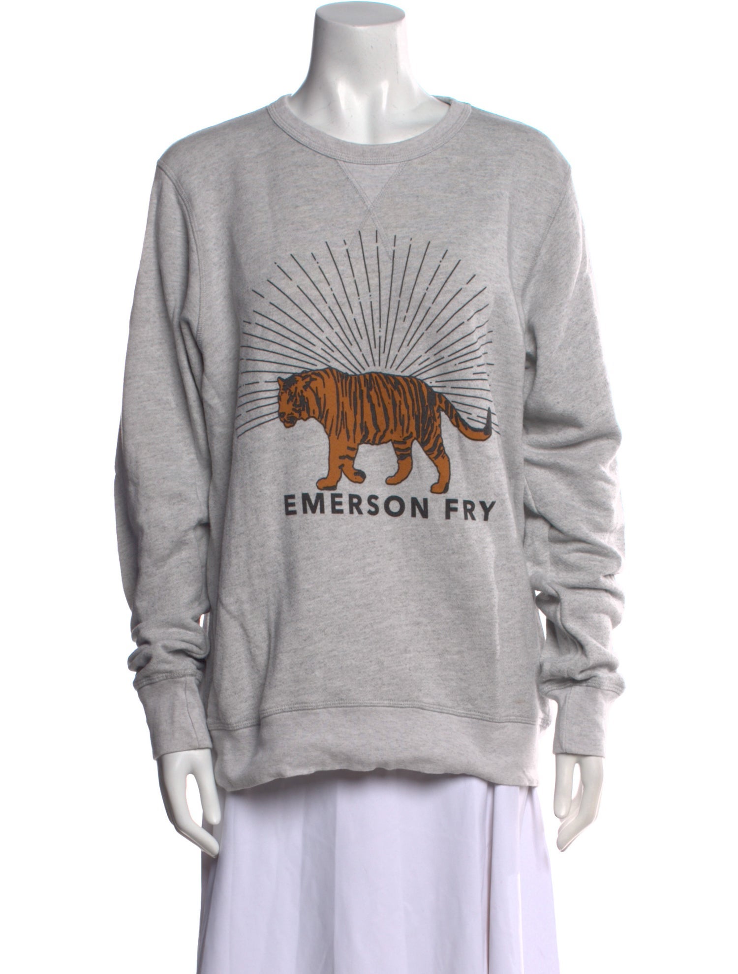 Emerson Fry Graphic Print Crew Neck Sweatshirt