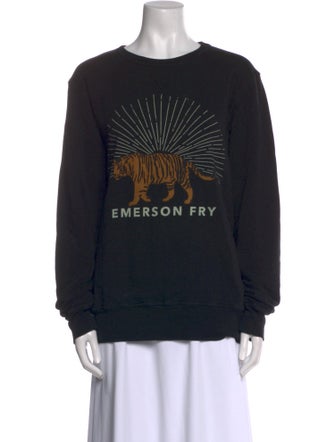 Emerson Fry Graphic Print Crew Neck Sweatshirt