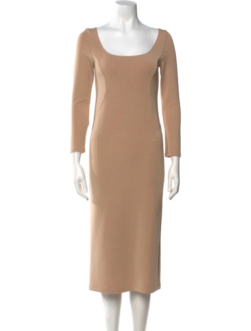 Emerson Fry Scoop Neck Midi Length Dress