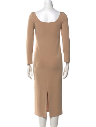 Emerson Fry Scoop Neck Midi Length Dress