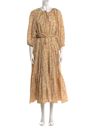 Emerson Fry Floral Print Long Dress