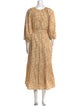Emerson Fry Floral Print Long Dress