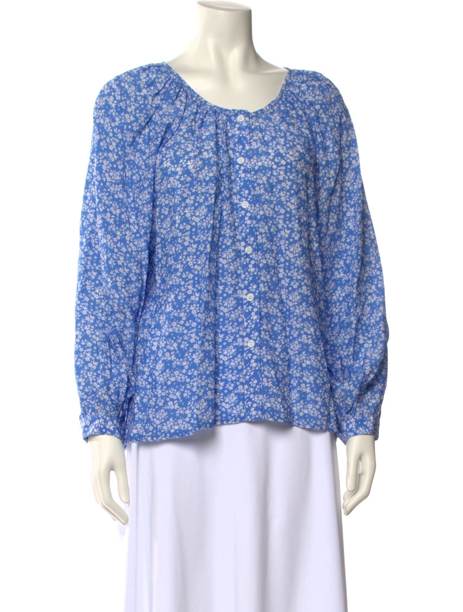 Emerson Fry Floral Print Scoop Neck Blouse w/ Tags